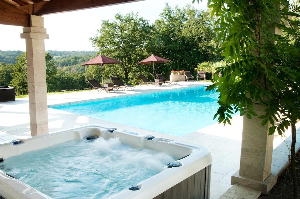 Domaine De La Fauconnie Hotel Campsegret Eksteriør billede
